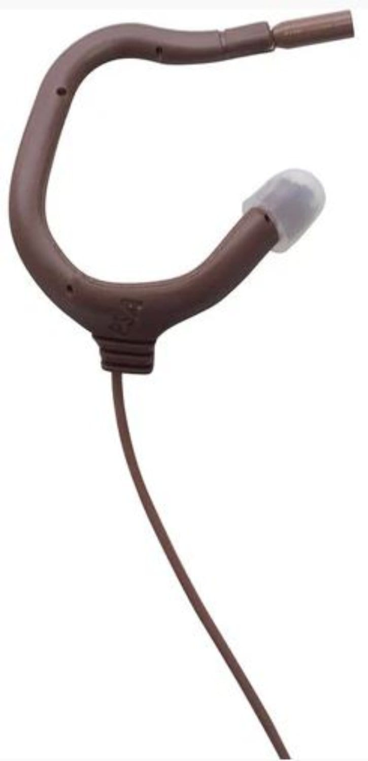 Point Source Audio EO-8WLH-XLE EMBRACE Omni Earmount Studio Lavalier Mic for Lectrosonics - Brown - PSSL ProSound and Stage Lighting