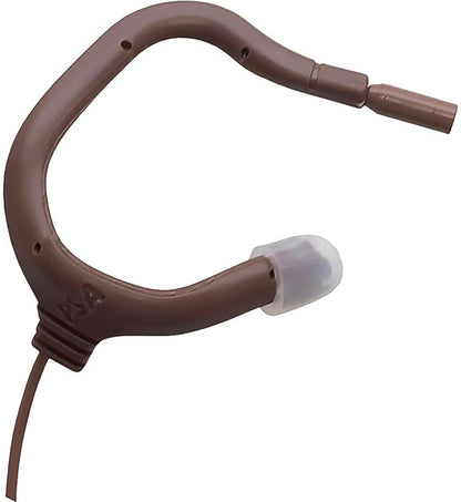 Point Source Audio EO-8WLH-XMP EMBRACE Omni Earmount Studio Lavalier Mic for MiPro - Brown - PSSL ProSound and Stage Lighting