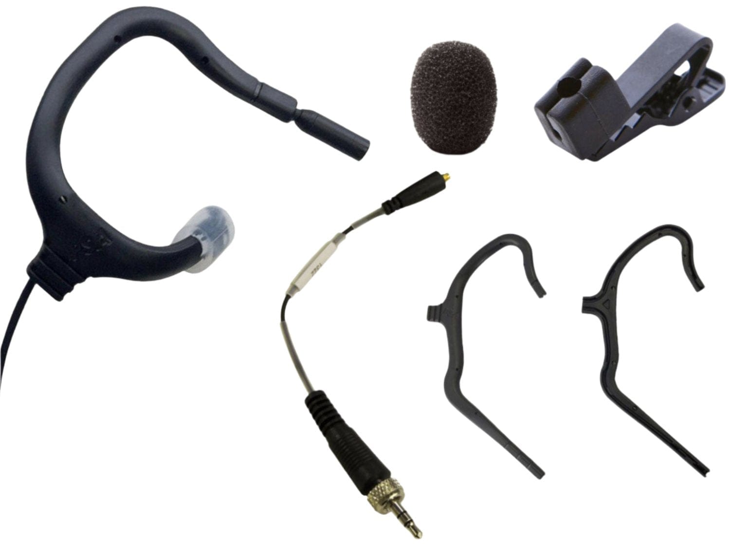 Point Source Audio EO-8WLH-XSE EMBRACE Omni Earmount Studio Lavalier Mic for Sennheiser - Black - PSSL ProSound and Stage Lighting