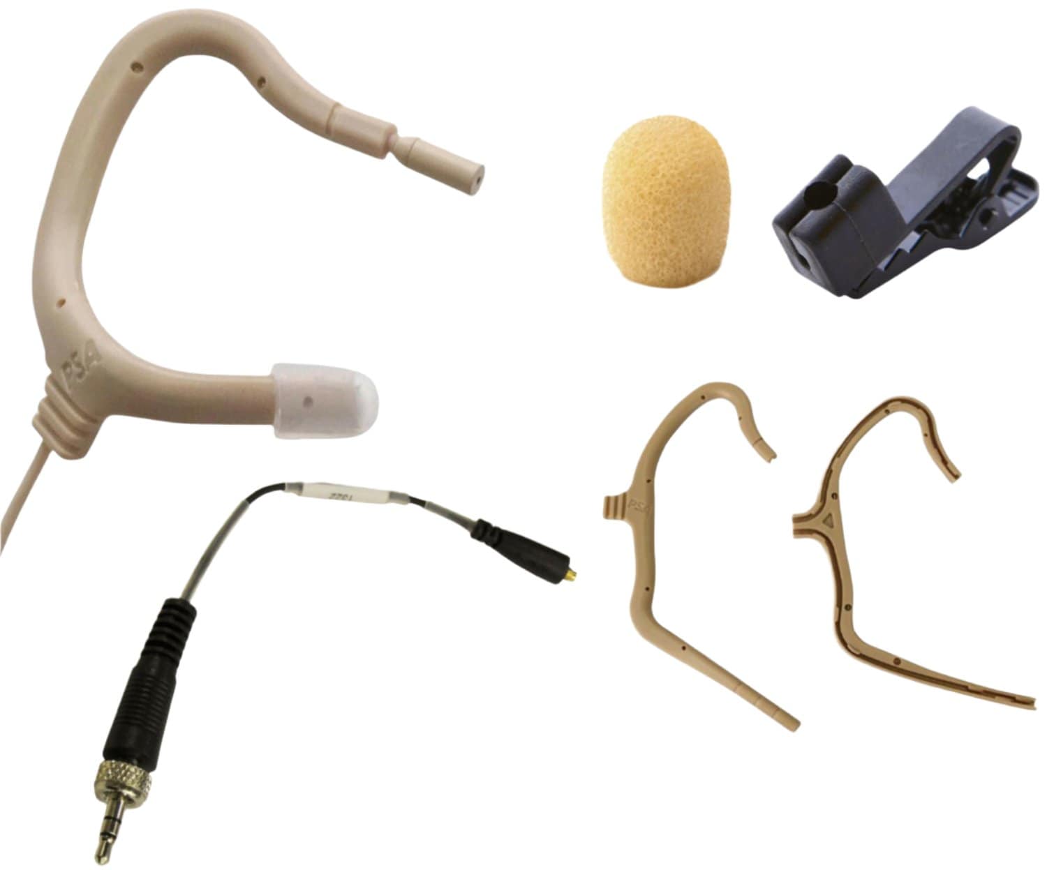 Point Source Audio EO-8WLH-XSY EMBRACE Omni Earmount Studio Lavalier Mic for Sony - Beige - PSSL ProSound and Stage Lighting