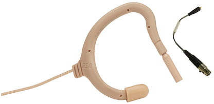 Point Source Audio EO-9WL-SH SERIES9 Omni Earmount Lavalier with TA4F Connector - Beige - PSSL ProSound and Stage Lightin