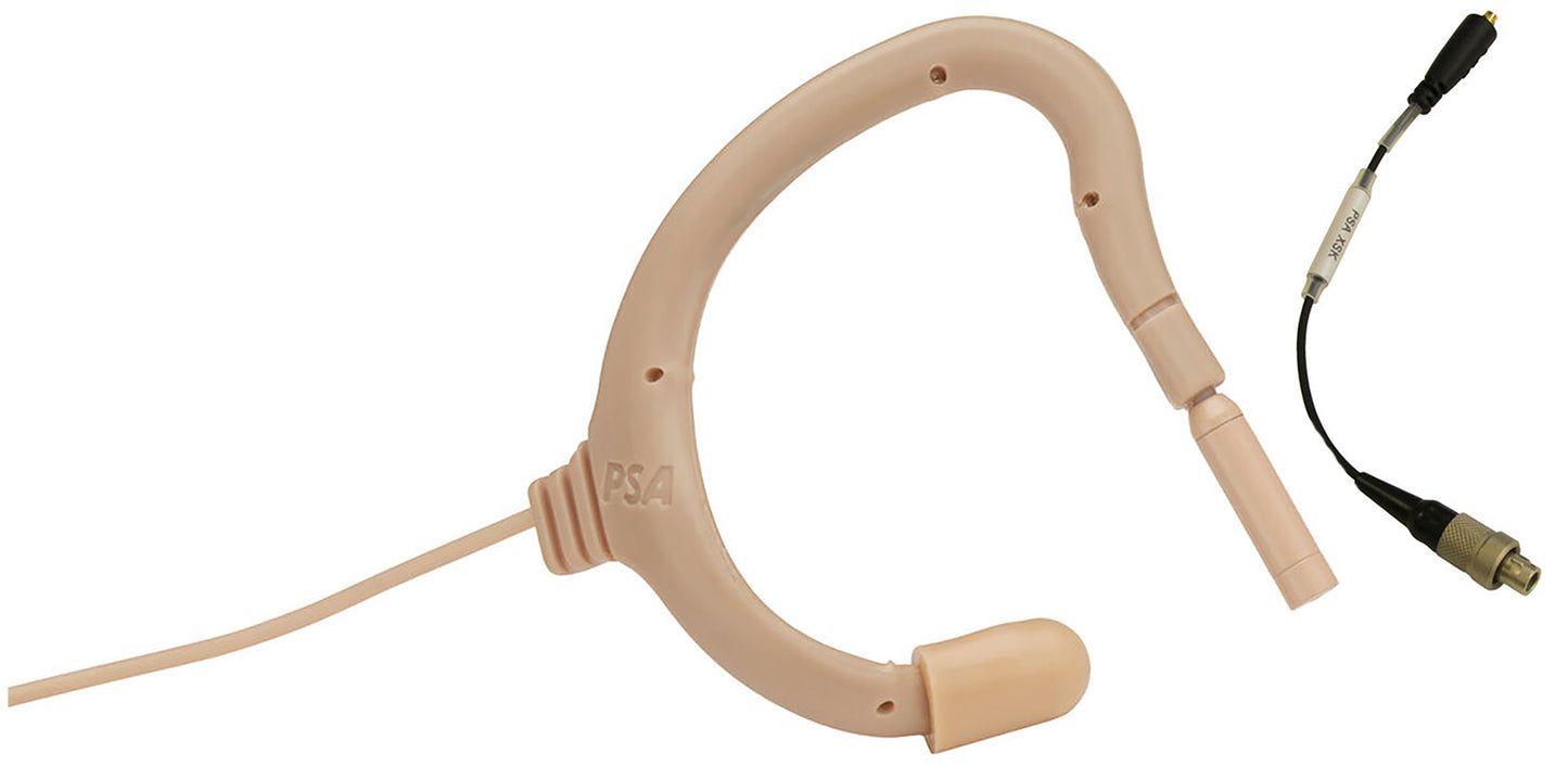 Point Source Audio EO-9WL-SK SERIES9 Omni Earmount Lavalier with Lemo-Style Connector - Beige - PSSL ProSound and Stage Lighting