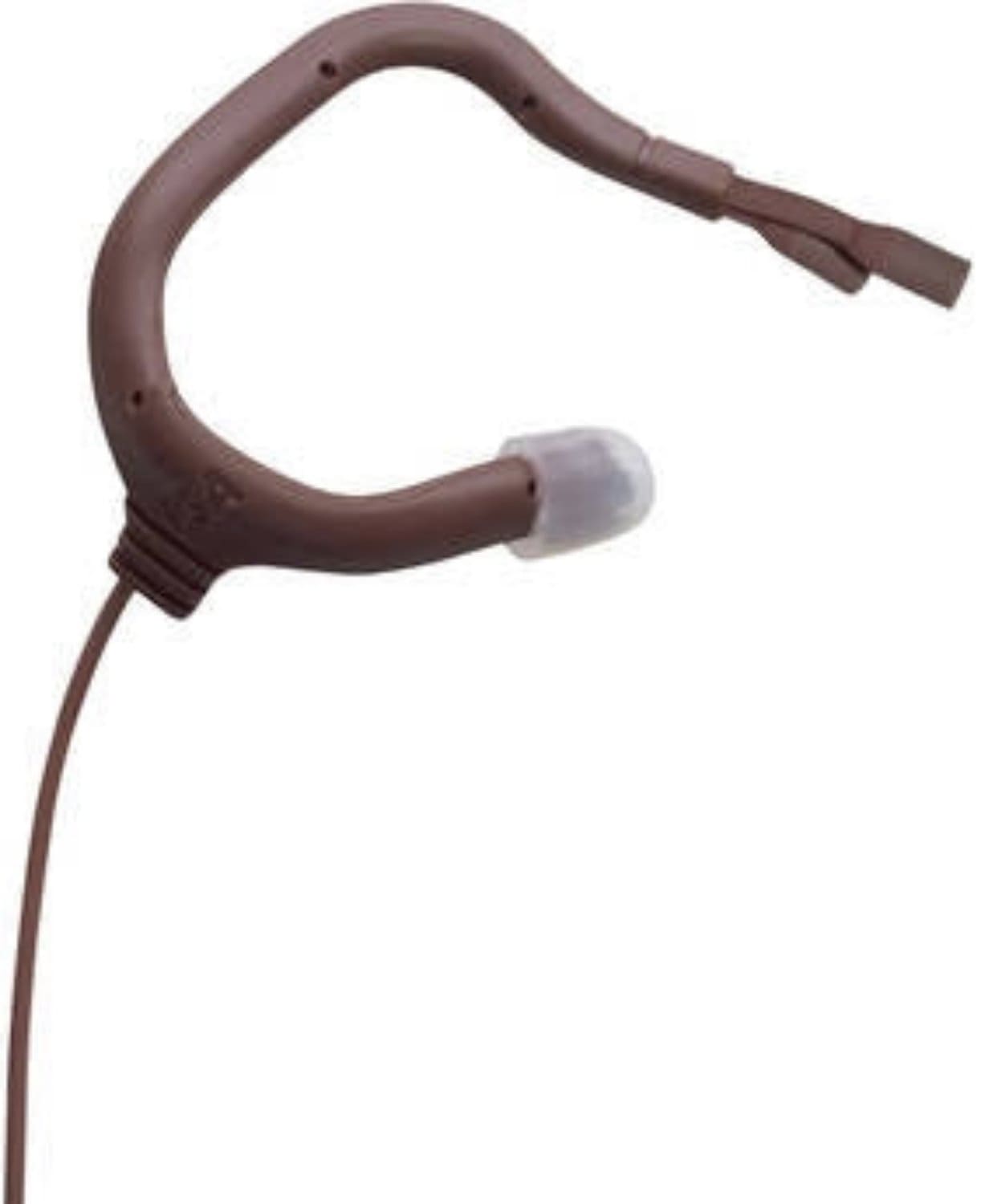 Point Source Audio EO2-8WL-XSE EMBRACE Omni Dual Petite Earmount Lavalier for Sennheiser - Brown - PSSL ProSound and Stage Lighting