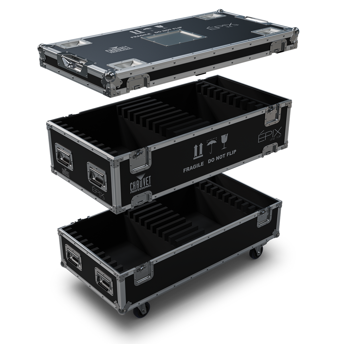 Chauvet Professional EPIXLINE10IPX10 EPIX Line 10 IP 10-pack Road Case