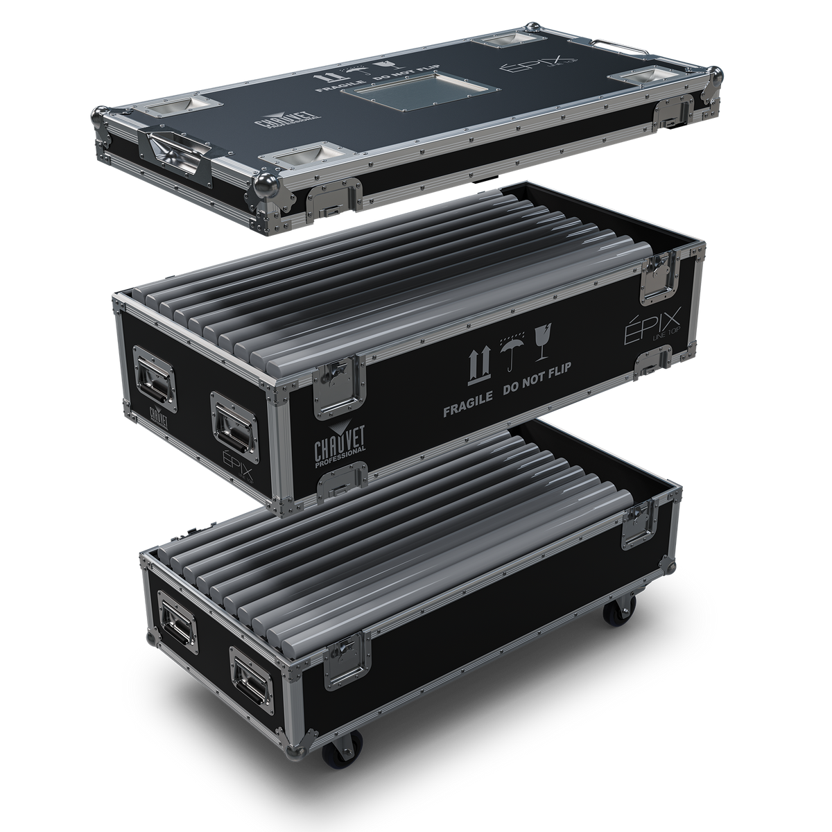 Chauvet Professional EPIXLINE10IPX10 EPIX Line 10 IP 10-pack Road Case