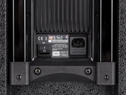 RCF EVOX-12-SYSTEM Active 1400W Portable PA System (Baltic Birch), 15" Subwoofer and (8)x4" Top