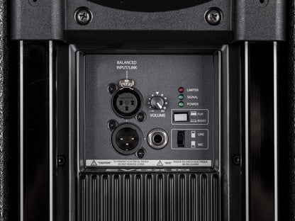 RCF EVOX-12-SYSTEM Active 1400W Portable PA System (Baltic Birch), 15" Subwoofer and (8)x4" Top