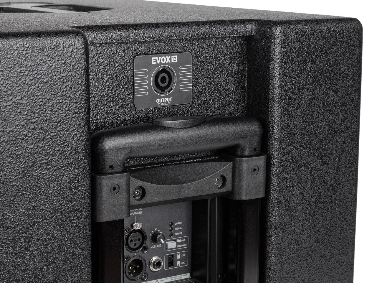 RCF EVOX-12-SYSTEM Active 1400W Portable PA System (Baltic Birch), 15" Subwoofer and (8)x4" Top