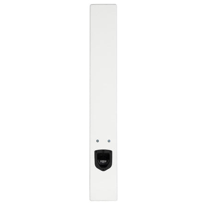 RCF EVOX-12-SYSTEM-W Active 1400W Portable PA System (Baltic Birch), 15" Subwoofer and (8)x4" Top (White)