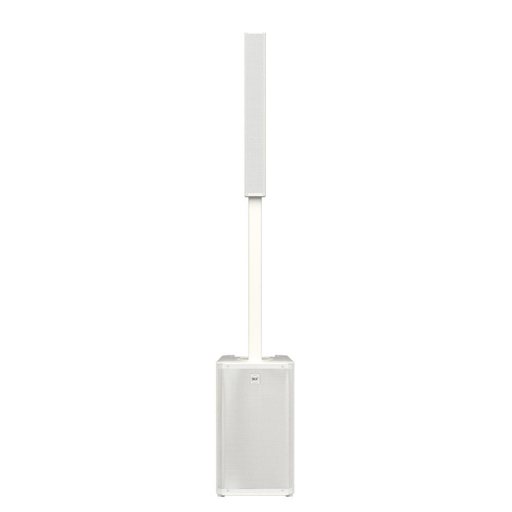 RCF EVOX-J9-W White Active 2100W Portable Three-Way Column Array, INCLUDES: