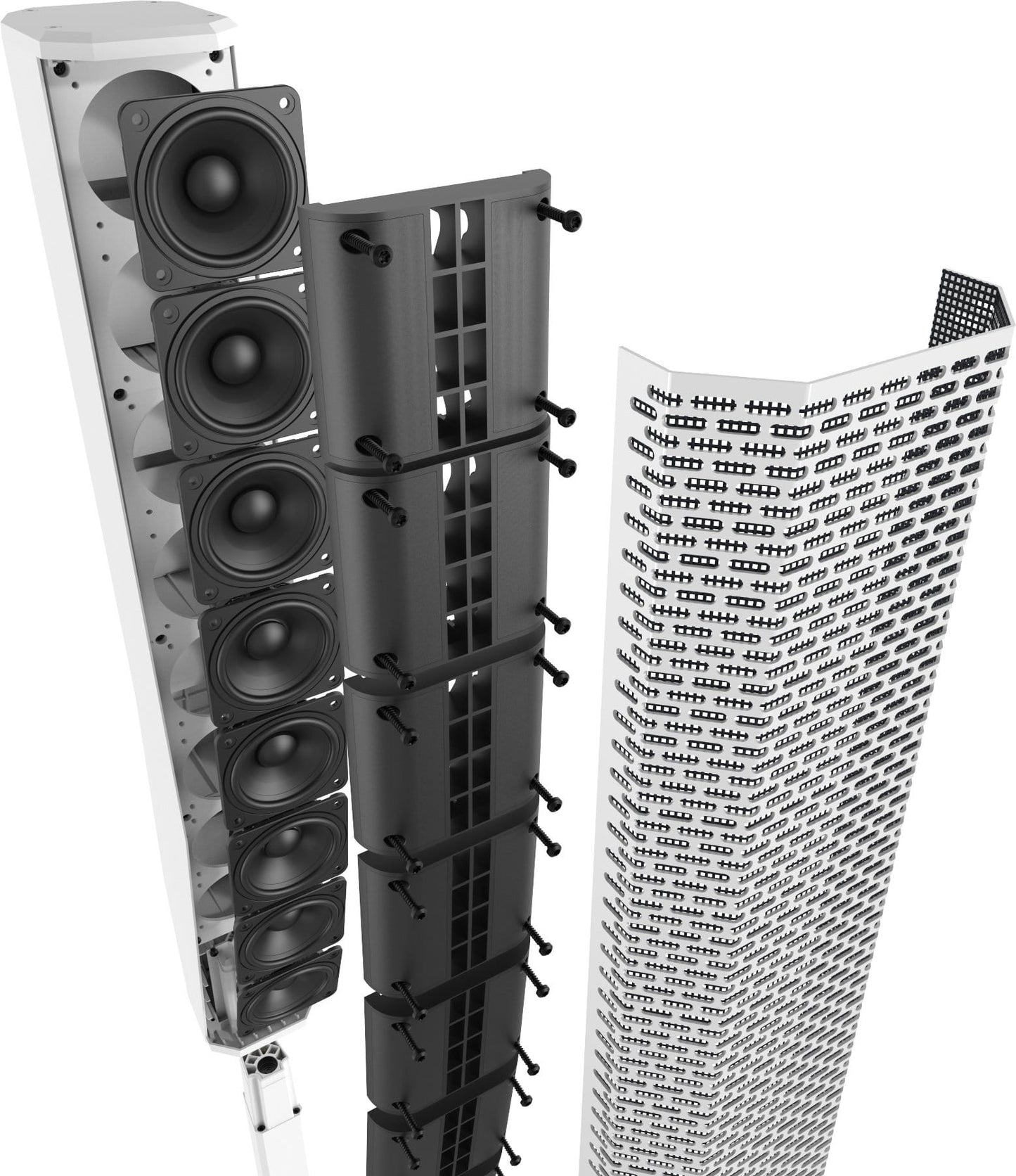 Electro-Voice EVOLVE 50M White Portable Column Array System Kit (White) - Solotech