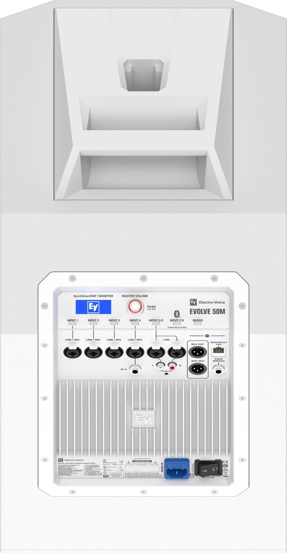 Electro-Voice EVOLVE 50M White Portable Column Array System Kit (White) - Solotech