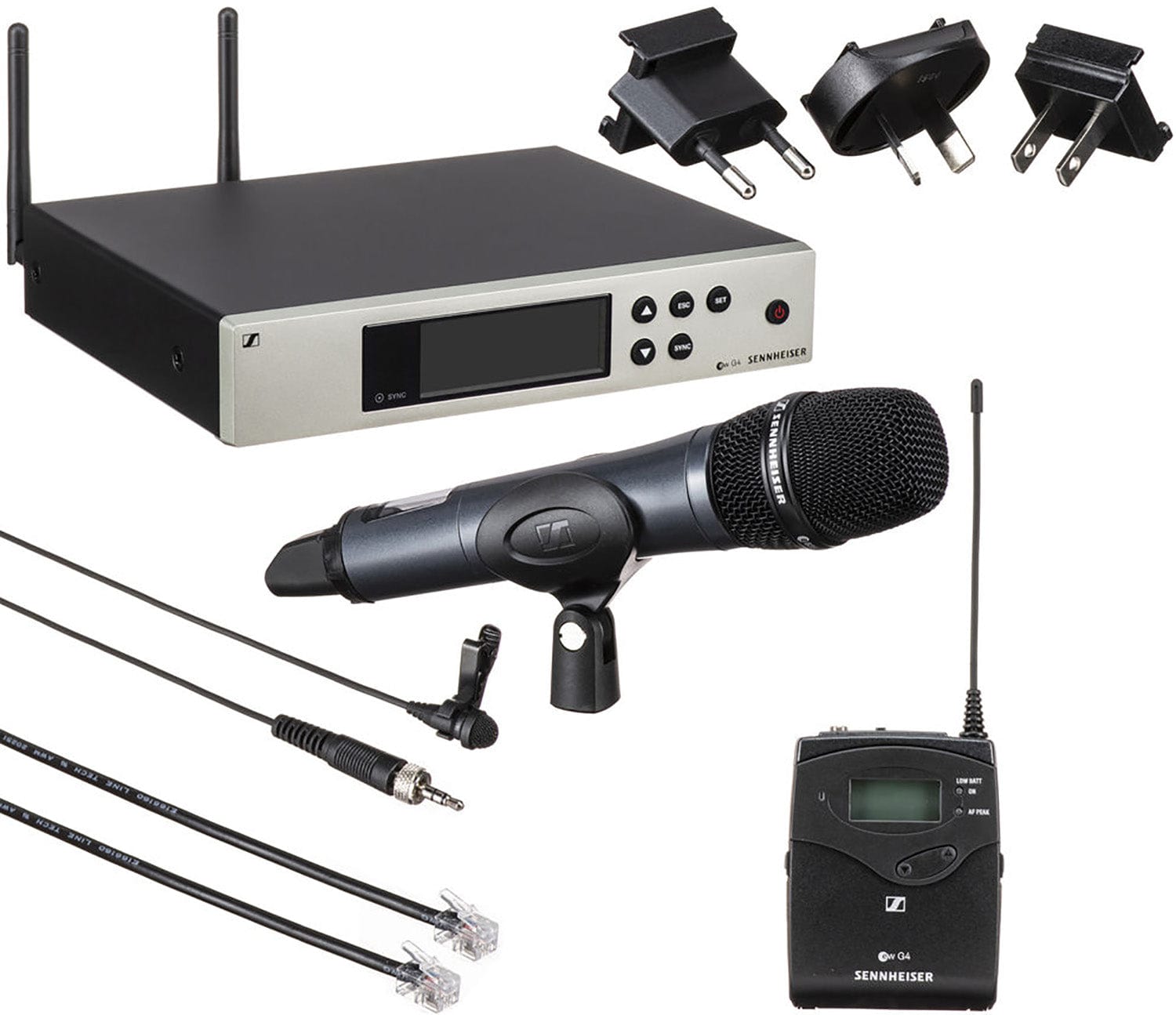 Sennheiser EW 100 G4-ME2/835-S-A Wireless Lavalier / Vocal Combo Set - PSSL ProSound and Stage Lighting