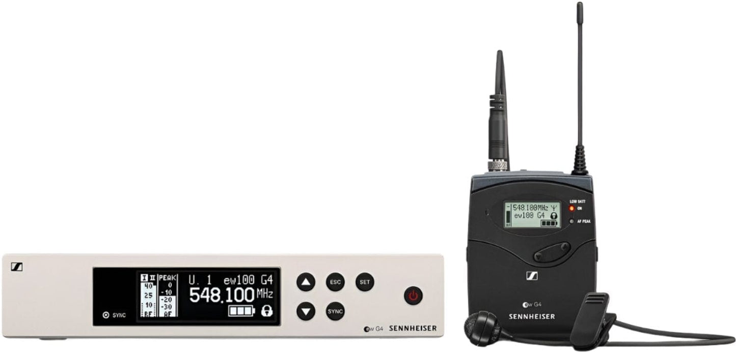 Sennheiser ew 100 G4 ME 4 Evolution Wireless Lavalier Set A1 - ProSound and Stage Lighting