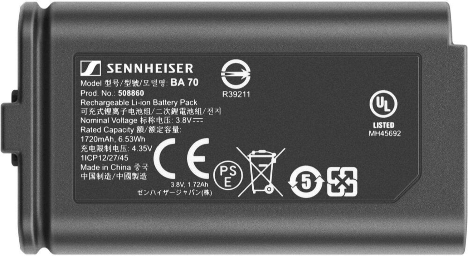 Sennheiser EW-DX MKE 2 SET (Q1-9) Digital Wireless Lavalier / Handheld Set - PSSL ProSound and Stage Lighting