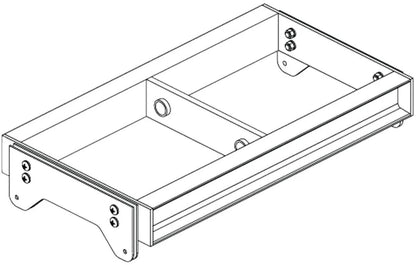 Q-SYS FB2082-I-BK Fly-Bar for Wl2082-I and Wl115-SW - Black - PSSL ProSound and Stage Lighting