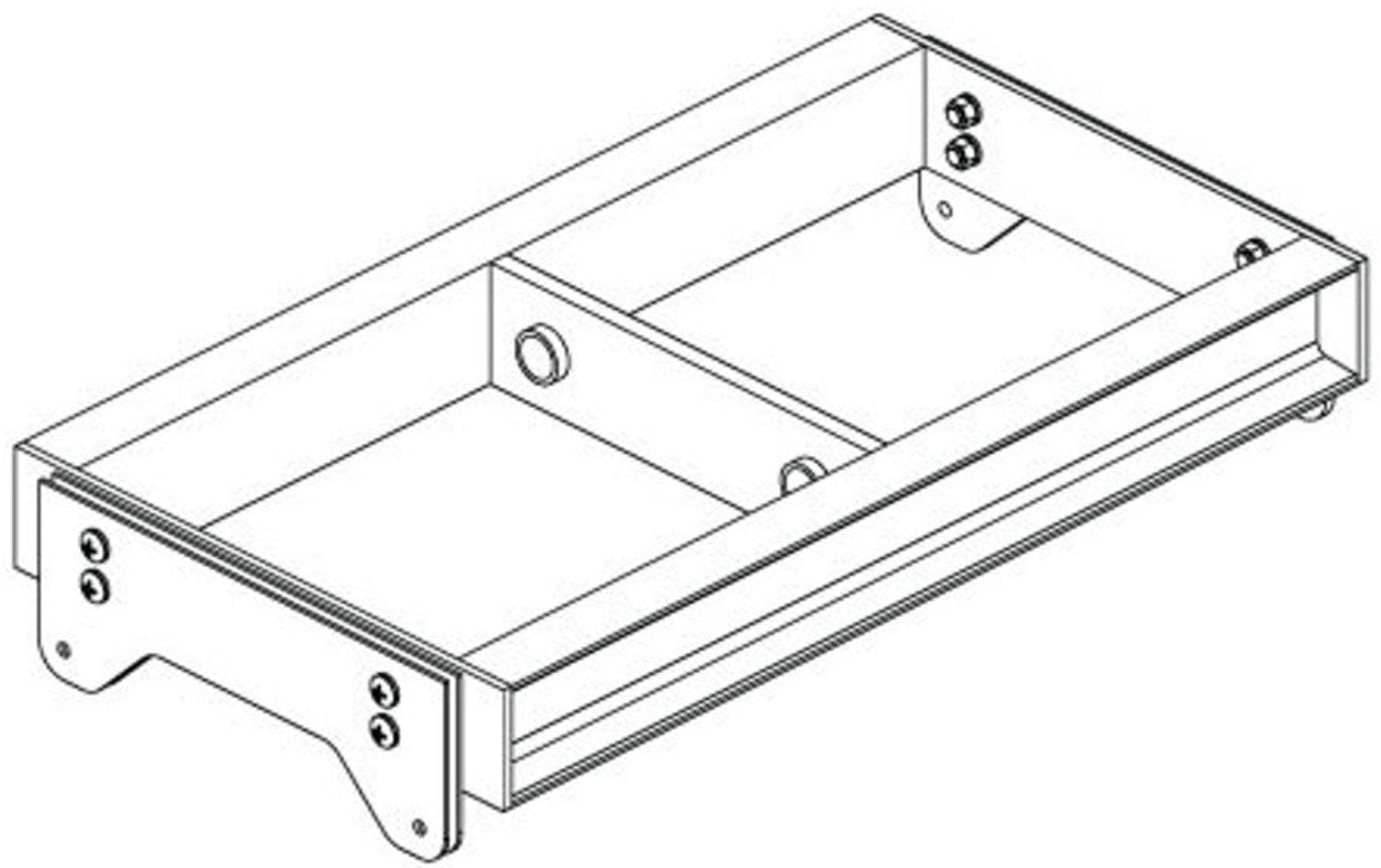 Q-SYS FB2082-I-WH Fly-Bar for Wl2082-I and Wl115-SW - White - PSSL ProSound and Stage Lighting