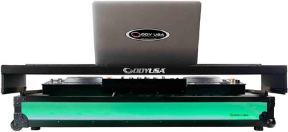 Odyssey FFXOPUSQUADCW1 Pioneer DJ OPUS-QUAD Flight Case with Gliding Laptop Platform and Wheels - PSSL ProSound and Stage Lighting