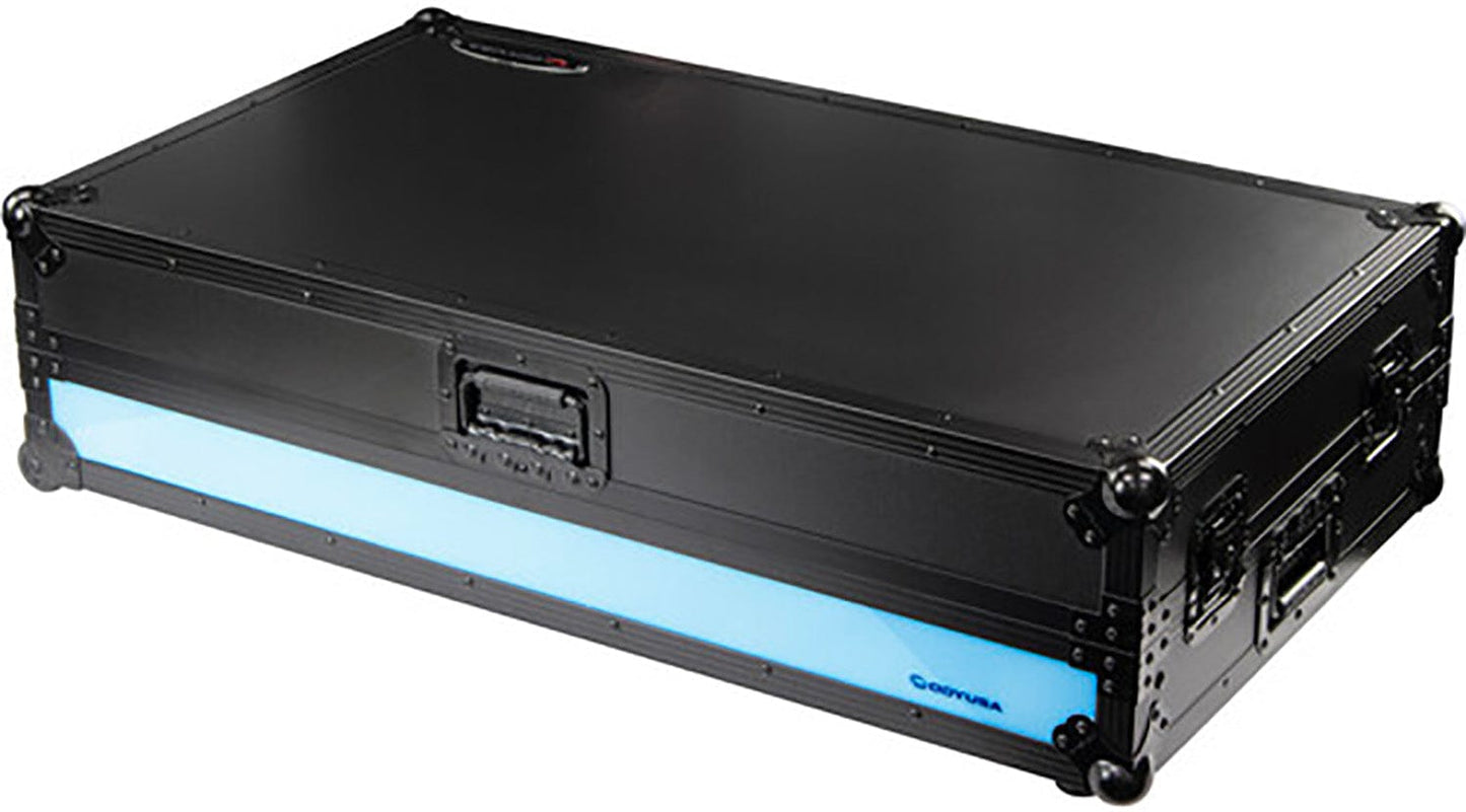 Odyssey FFXOPUSQUADCW1 Pioneer DJ OPUS-QUAD Flight Case with Gliding Laptop Platform and Wheels - PSSL ProSound and Stage Lighting