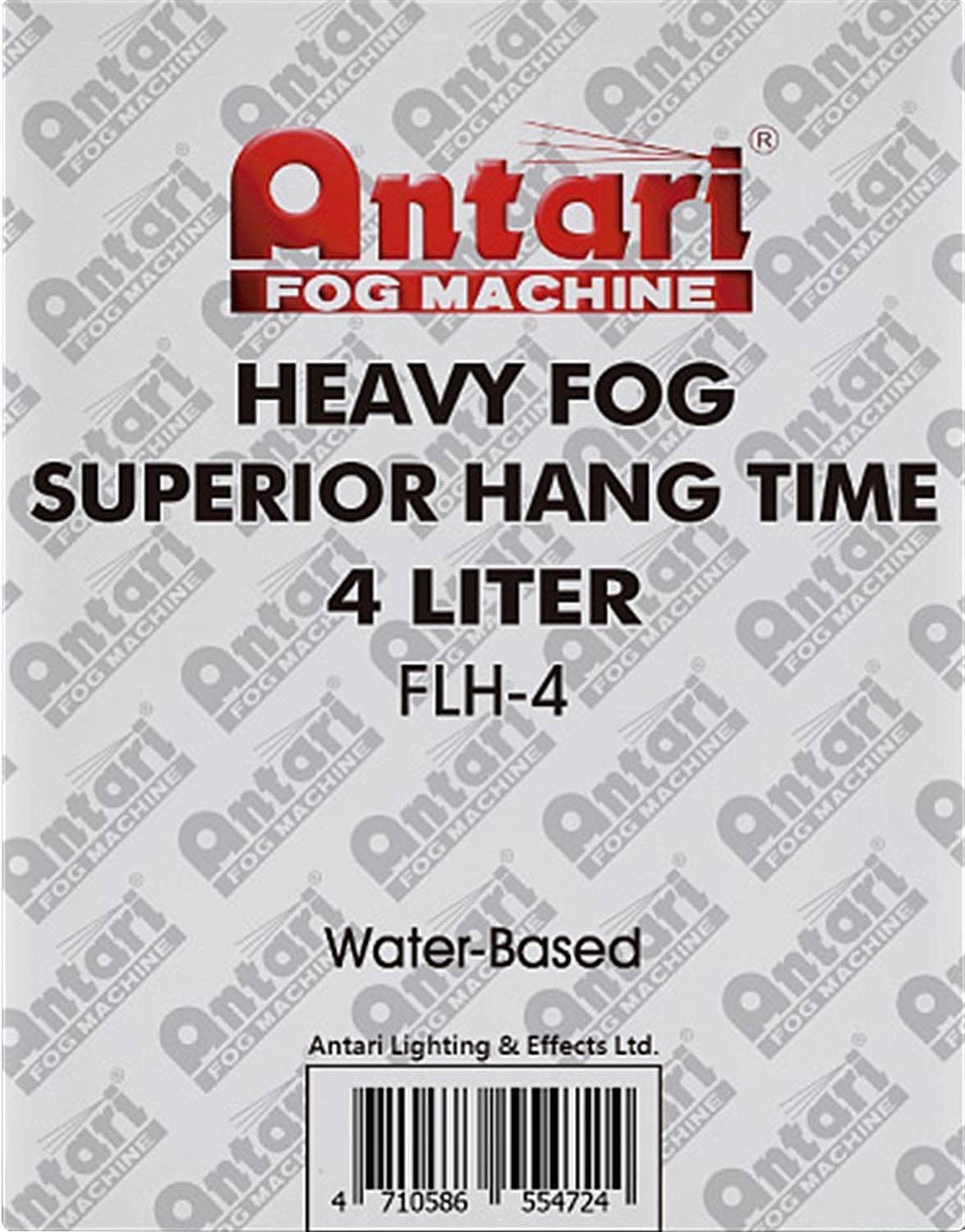 Antari FLH-4 4 Liter Bottle - FLH Heavy Fog Fluid - PSSL ProSound and Stage Lighting