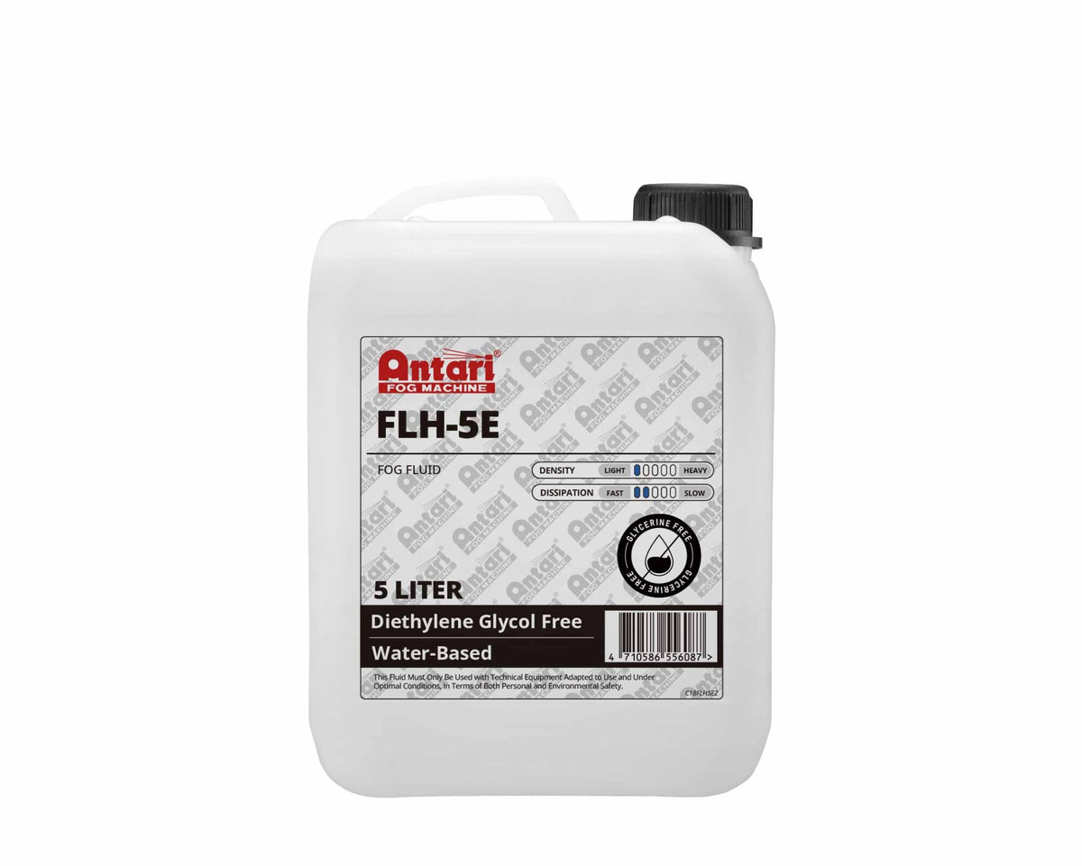 Antari FLH-5E FLH Heavy Fog Fluid - 5 Liter Bottle