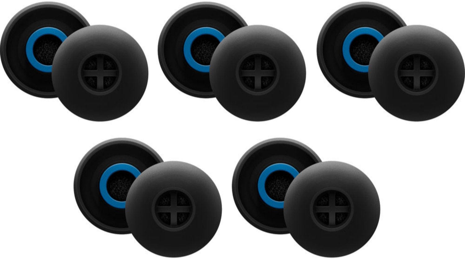 Sennheiser FOAM EAR ADAPTER “L” - Memory Foam Ear Adapter (5 Pairs) - PSSL ProSound and Stage Lighting