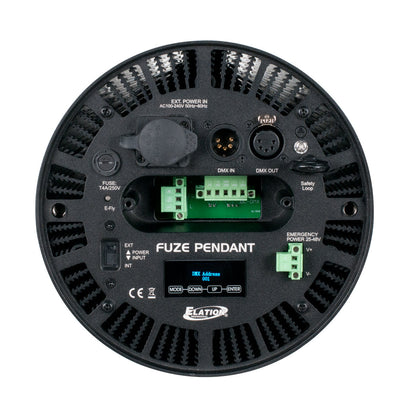 Elation Fuze Pendant; 230W RGBWL LED Pendant