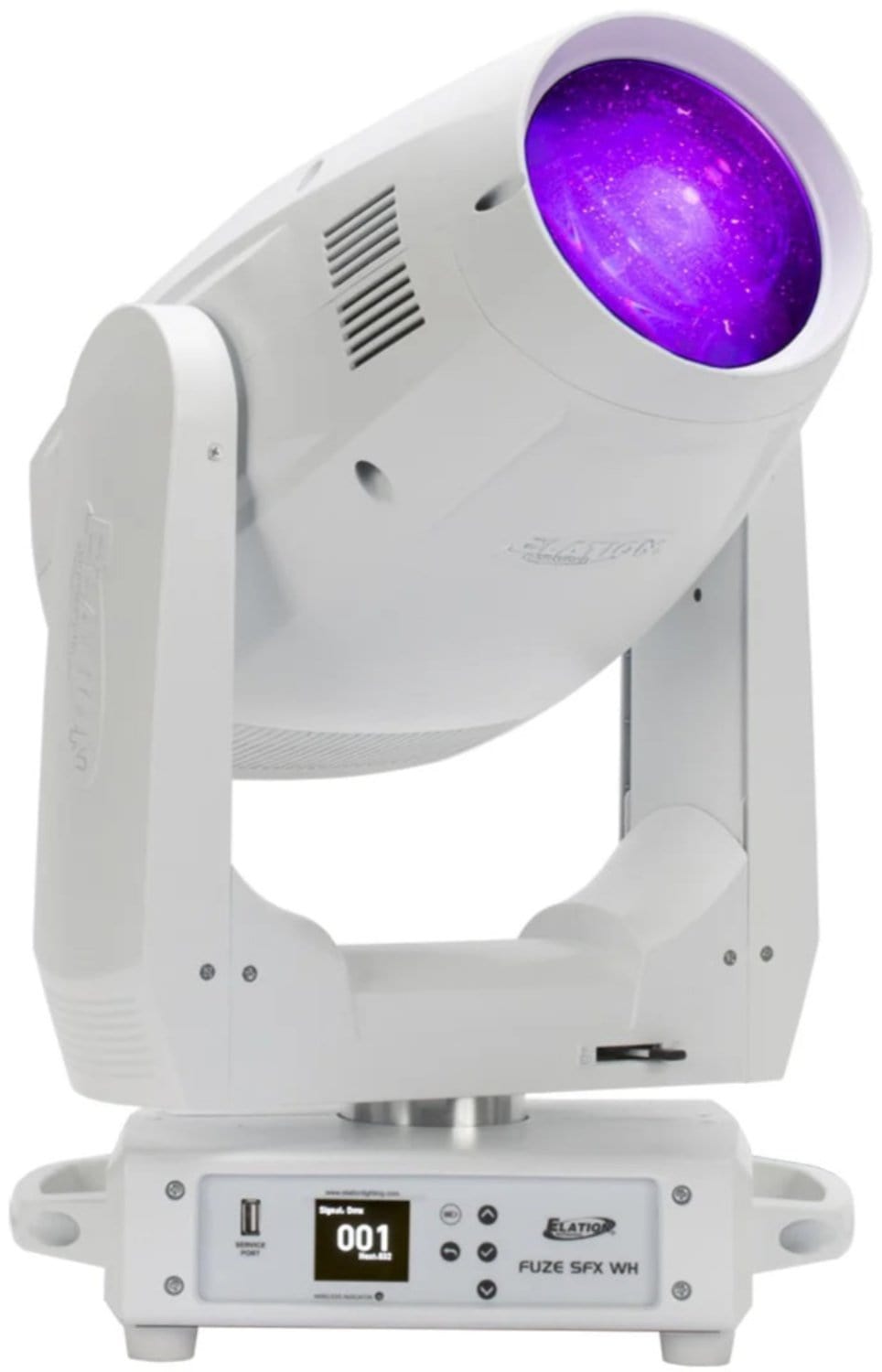 Elation FUZE-SFX-WH 300 Watt CMY SpotFX Moving Head Fixture - White - PSSL ProSound and Stage Lighting