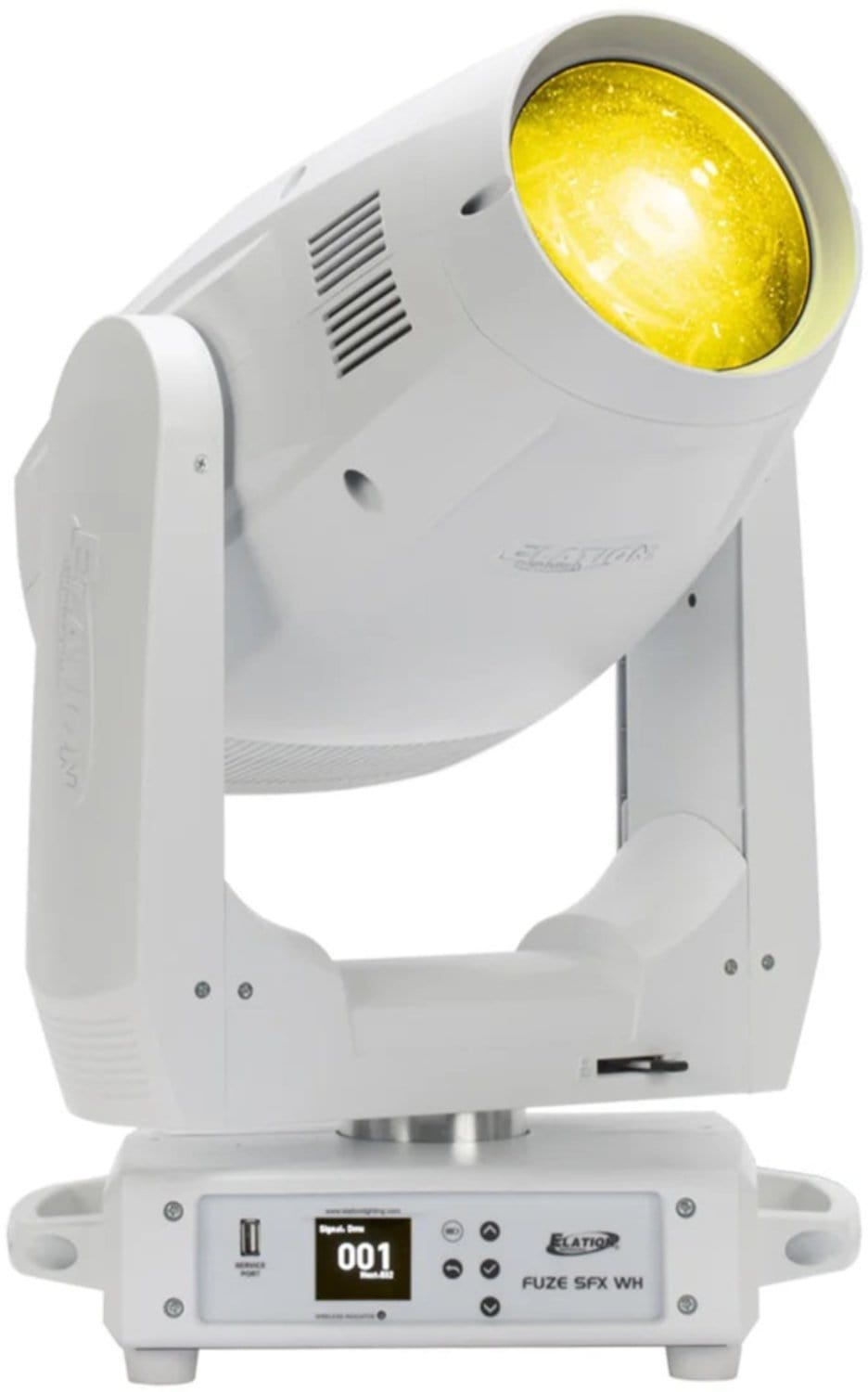 Elation FUZE-SFX-WH 300 Watt CMY SpotFX Moving Head Fixture - White - PSSL ProSound and Stage Lighting