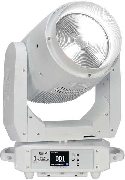 Elation FUZE-WASH-500-WH 500 Watt Full Spectrum RGBMA LED Wash Moving Head Fixture - White - PSSL ProSound and Stage Lighting