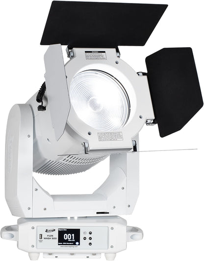 Elation FUZE-WASH-500-WH 500 Watt Full Spectrum RGBMA LED Wash Moving Head Fixture - White - PSSL ProSound and Stage Lighting