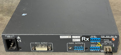 Extron Fox 500 DVI Fiber Optic Receiver for DVI with Audio and RS-232