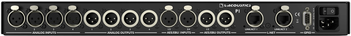 L-Acoustics G03377 Replacement XLR Input / Output Board for P1 Digital Audio Processor - PSSL ProSound and Stage Lighting