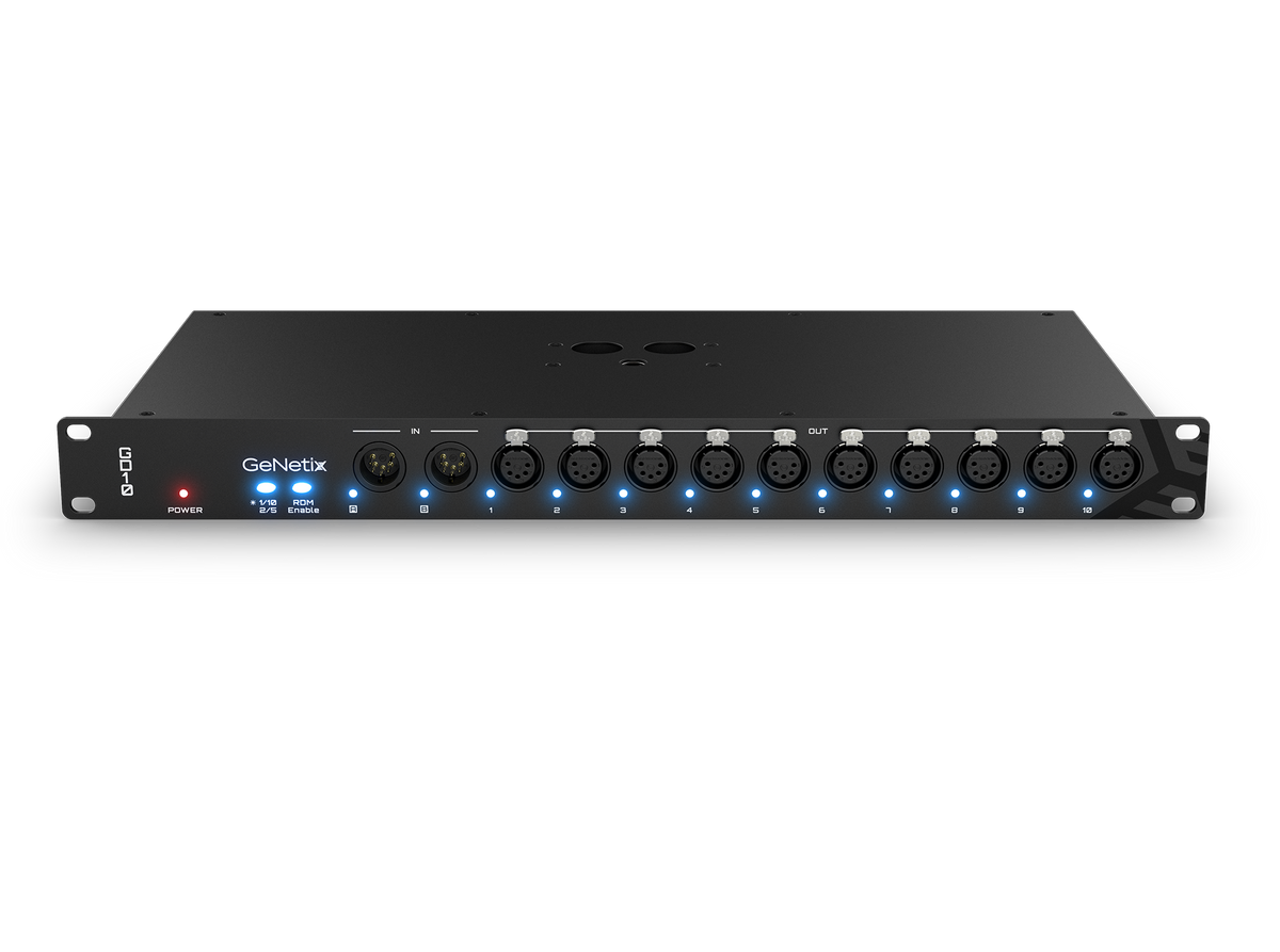 Chamsys GENETIXGD10 GeNetix GD10 - 10 Port DMX Splitter