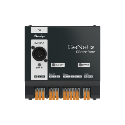 ChamSys GENETIX10SCSTORE GeNetix 10Scene Store Playback Device - Stores 10 Static Lighting Scenes