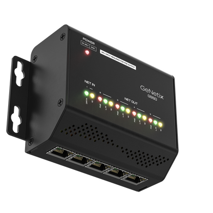 Chamsys GENETIXDINNET GeNetix GS5D - DIN Mount 5 Port Network Switch