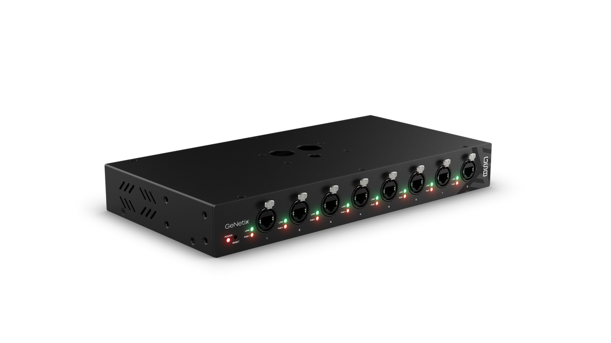 ChamSys GENETIX GS8 - 8 Port PoE Unmanged Network Switch