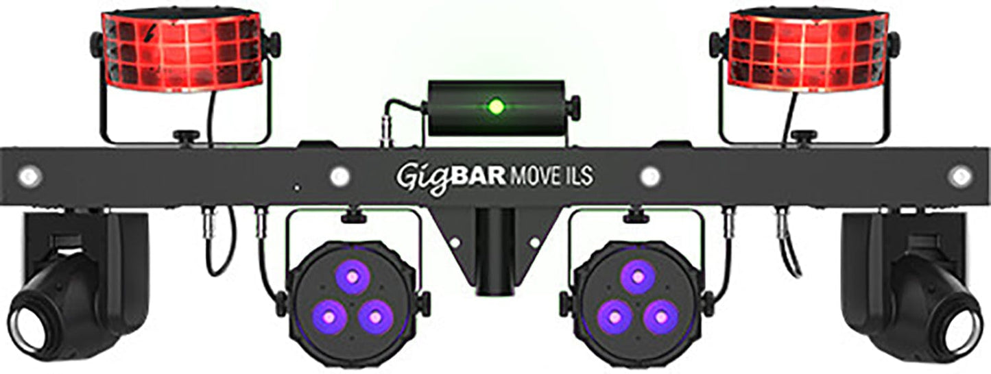 Chauvet DJ GIGBAR MOVE ILS 5-in-1 Lighting System with RF Remote - PSSL ProSound and Stage Lighting