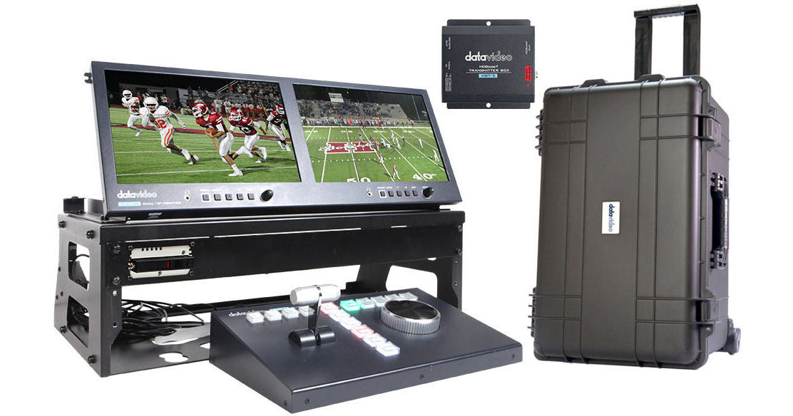 Datavideo GO-1REPLAY STUDIO Kit includes:HDR-10RMC-400TLM-102KRack enclosureAll necessray cables and power supplyHC-800