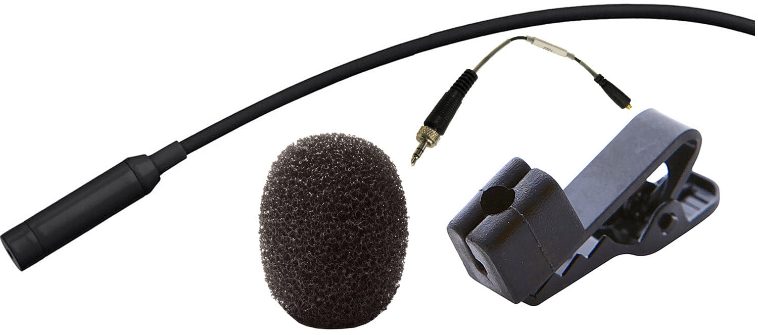 Point Source Audio GO-9WL-SE SERIES9 Omni Lavalier Mic with 3.5mm Locking Connector - Black - PSSL ProSound and Stage Lighting