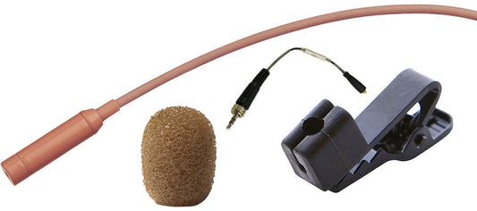 Point Source Audio GO-9WL-SE SERIES9 Omni Lavalier Mic with 3.5mm Locking Connector - Brown - PSSL ProSound and Stage Lighting