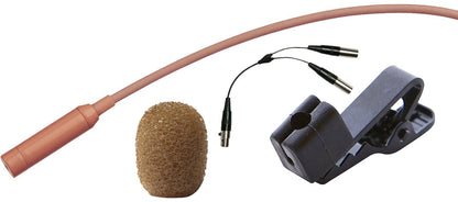 Point Source Audio GO-9WL-SH SERIES9 Omni Lavalier Mic with TA4F Connector - Brown - PSSL ProSound and Stage Lighting