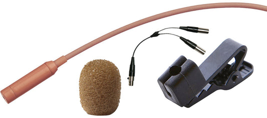 Point Source Audio GO-9WL-SH SERIES9 Omni Lavalier Mic with TA4F Connector - Brown - PSSL ProSound and Stage Lighting