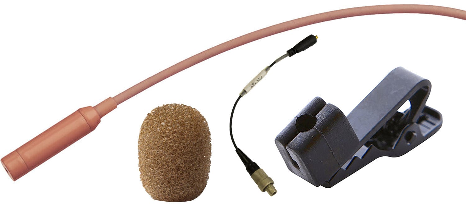 Point Source Audio GO-9WL-SK SERIES9 Omni Lavalier Mic with Lemo-Style Connector - Brown - PSSL ProSound and Stage Lighting