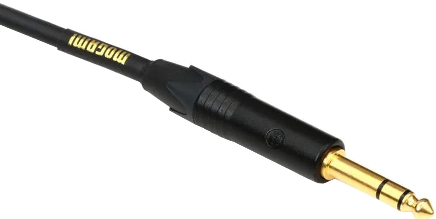 Mogami GOLD-TRS-TRS-15 Gold PK TRS to TRS Patch (W2534) - 15-Foot Cable - PSSL ProSound and Stage Lighting