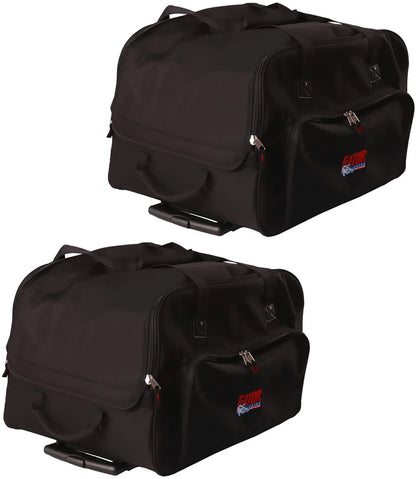 Gator GPA-712LG Grand sac d'enceintes à roulettes pour enceintes de 12" (achetez-en un, obtenez-en un gratuitement)