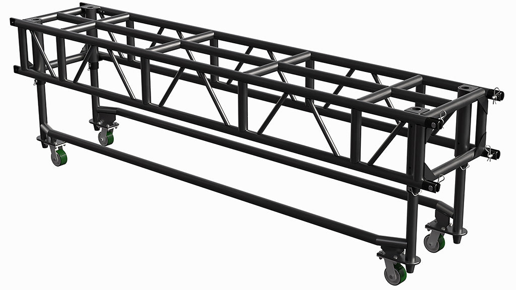 Tyler Truss Systems Pont Pré-Rig 14"x24" 7 Pied Noir