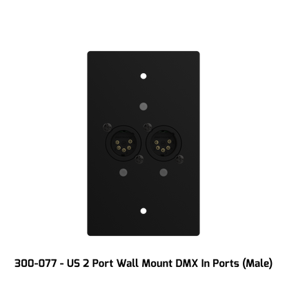 Chamsys GENETIXGW2IUS GeNetix GW2I - US 2-Port Wall Mount Node DMX-In Ports
