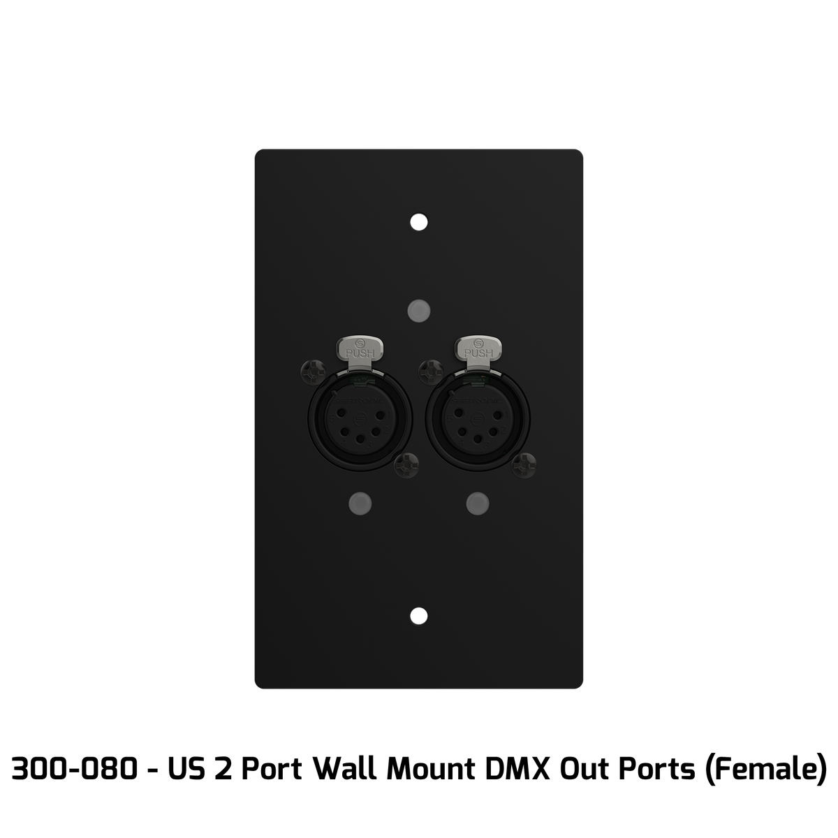 Chamsys GENETIXGW2OUS GeNetix GW2O - US 2-Port Wall Mount Node DMX-Out Ports
