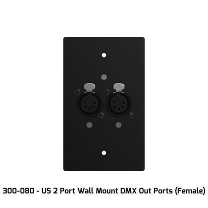 Chamsys GENETIXGW2OUS GeNetix GW2O - US 2-Port Wall Mount Node DMX-Out Ports
